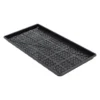 Polypro Mesh Shallow Tray, Black – 4 Count