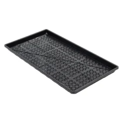 Polypro Mesh Shallow Tray, Black – 4 Count