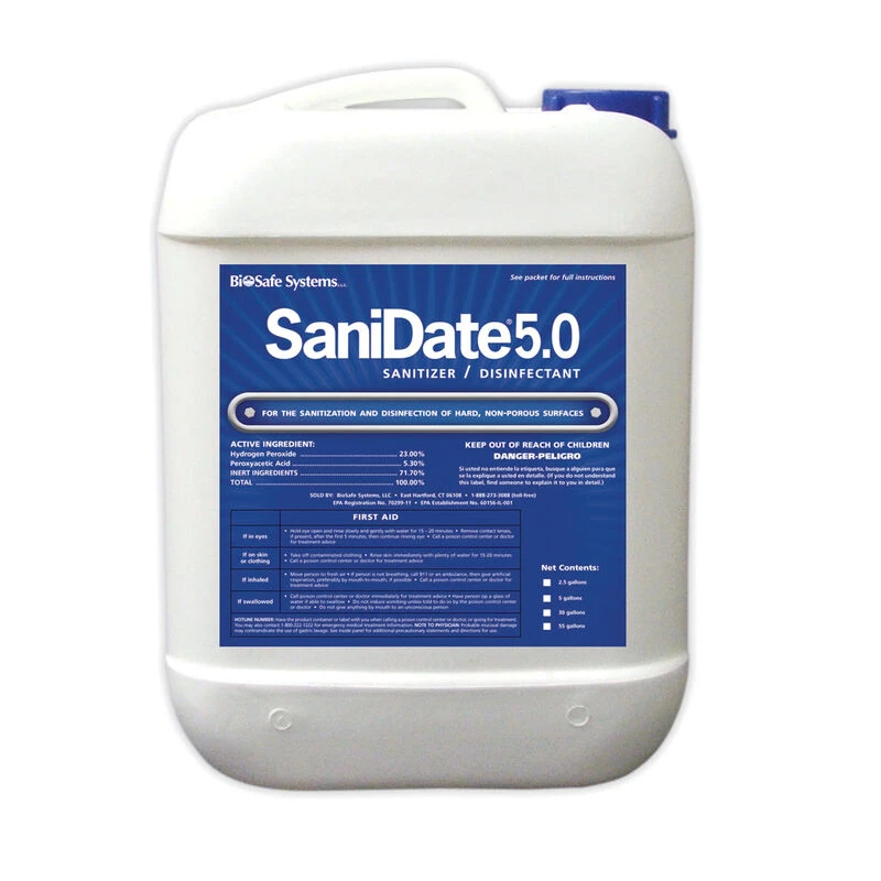 SaniDate® 5.0 Liquid Sanitizer – 2.5 Gal. 1 SaniDate® 5.0 Liquid Sanitizer – 2.5 Gal.