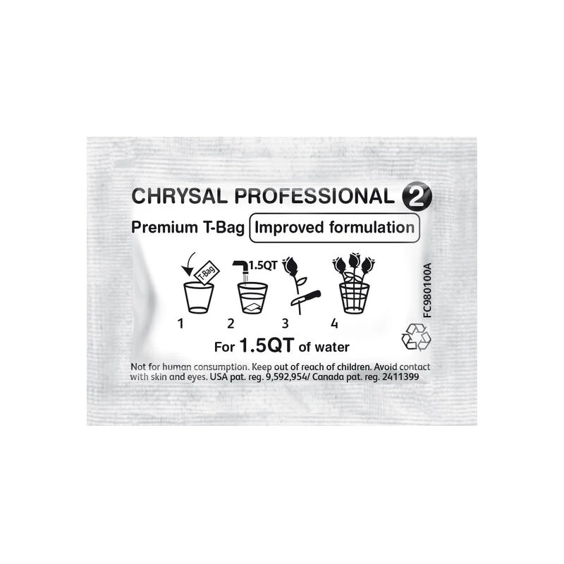 Chrysal Professional 2 Transport & Display T-Bags – 200 Count 1 Chrysal Professional 2 Transport & Display T-Bags – 200 Count